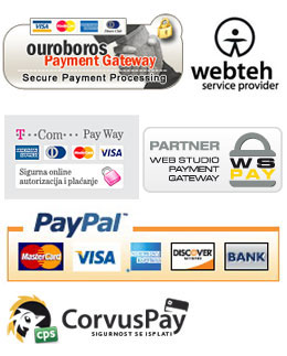 Neki od Payment Gateway sustava koje koristimo